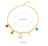 Wholesale Jewelry Elegant Cross Square Oval Titanium Steel Jewelry Set