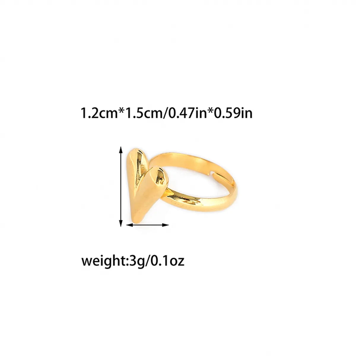 Wholesale Jewelry Elegant Cute Sweet Round Heart Shape Bow Knot 304 Stainless Steel 14K Gold Plated Plating Hollow Out Rings