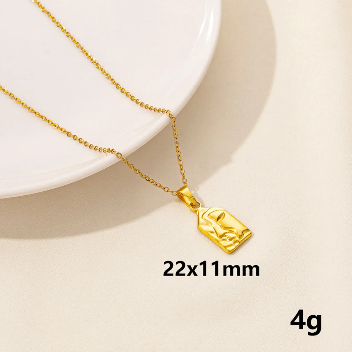 Wholesale Jewelry Elegant Devil'S Eye Palm 304 Stainless Steel Chain Pendant Necklace