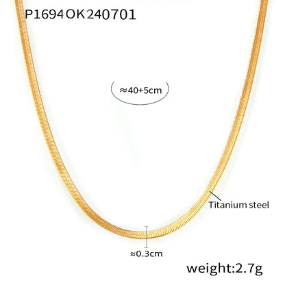 Wholesale Jewelry Elegant French Style Quadrilateral 304 Stainless Steel Shell 18K Gold Plated Inlay Pendant Necklace