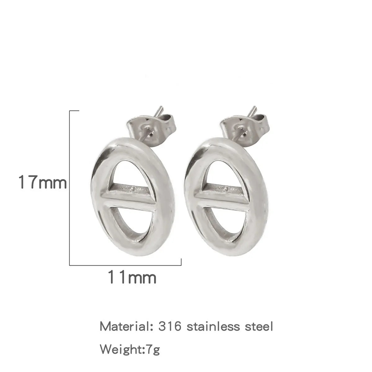 Wholesale Jewelry Elegant Geometric Solid Color Titanium Steel Jewelry Set