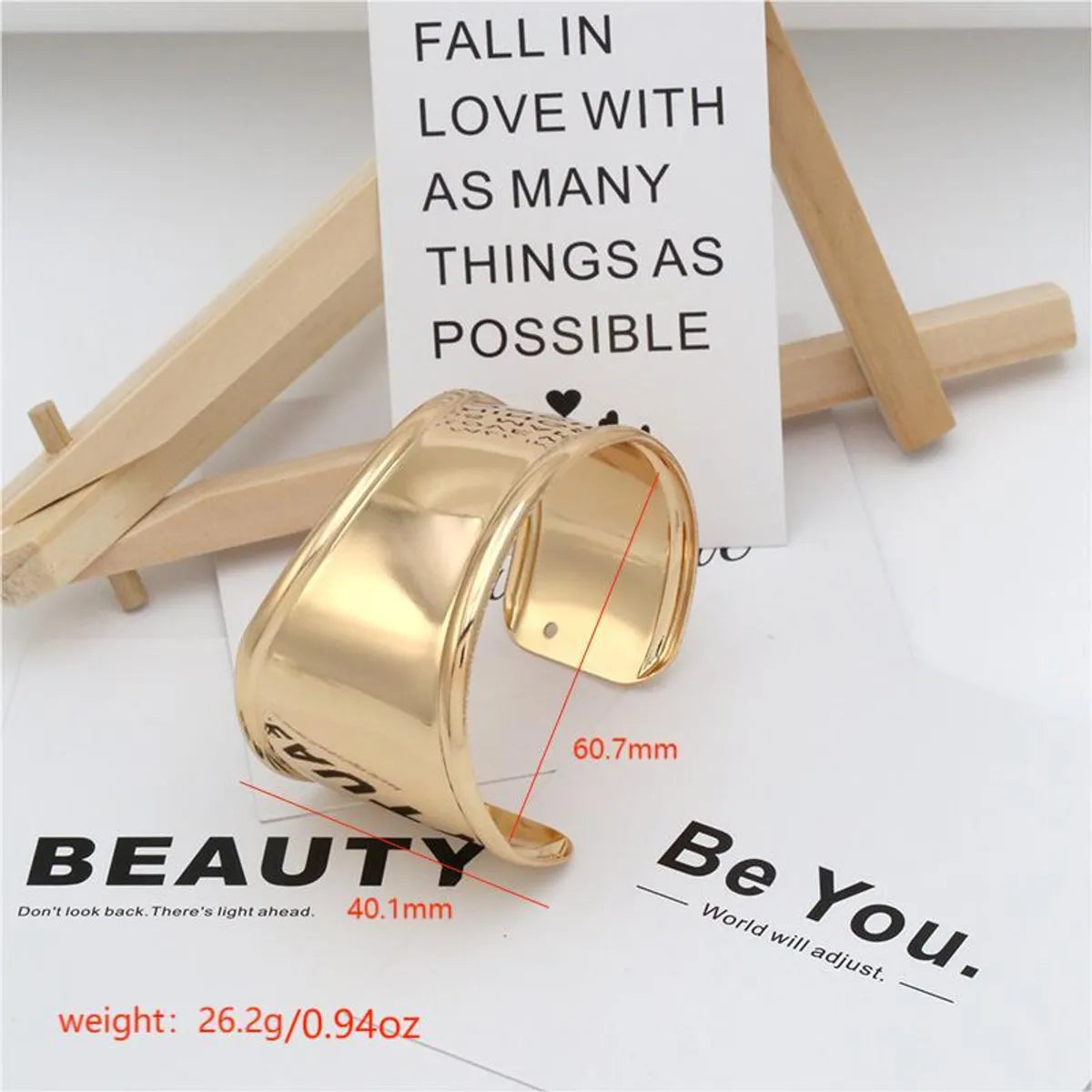 Elegant Glam Solid Color Iron Wholesale Bangle