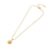 Wholesale Jewelry Elegant Luxurious Sunflower 304 Stainless Steel Pearl 18K Gold Plated Jewelry Set