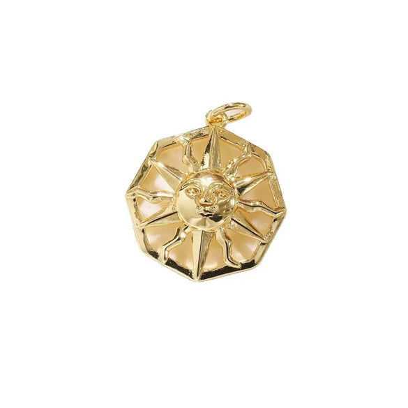 Wholesale Jewelry Elegant Minimalist Star Copper Plated Real Gold Pendant Necklace With Zircon