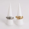 Wholesale Jewelry Elegant Queen Snake 304 Stainless Steel 18K Gold Plated Open Rings