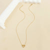 Wholesale Jewelry Elegant Romantic Sweet Heart Shape 304 Stainless Steel 18K Gold Plated Plating Pendant Necklace
