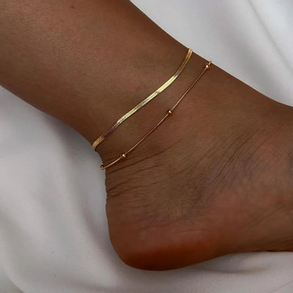 Wholesale Jewelry Elegant Simple Style Classic Style Infinity Alloy Anklet