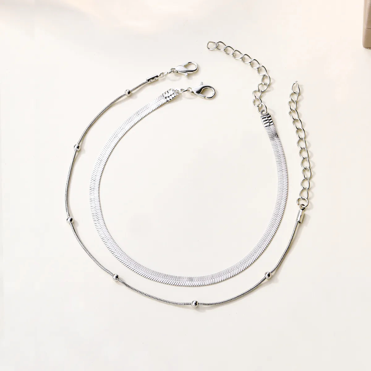 Wholesale Jewelry Elegant Simple Style Classic Style Infinity Alloy Anklet