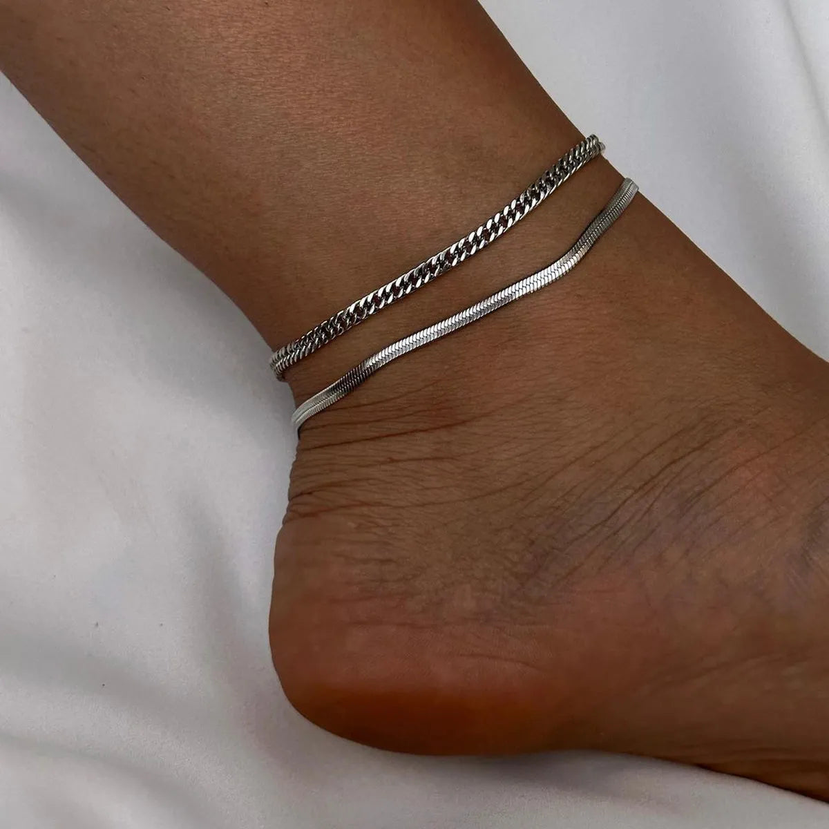 Wholesale Jewelry Elegant Simple Style Classic Style Infinity Alloy Anklet