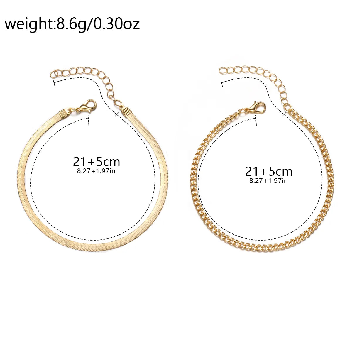 Wholesale Jewelry Elegant Simple Style Classic Style Infinity Alloy Anklet