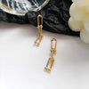 1 Piece Elegant Streetwear Geometric Alloy Drop Earrings