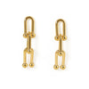 1 Piece Elegant Streetwear Geometric Alloy Drop Earrings
