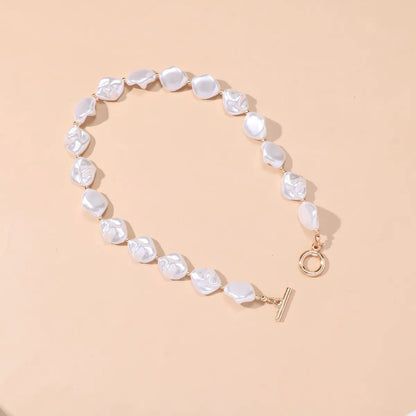 Wholesale Jewelry Elegant Streetwear Irregular Baroque Pearls Choker