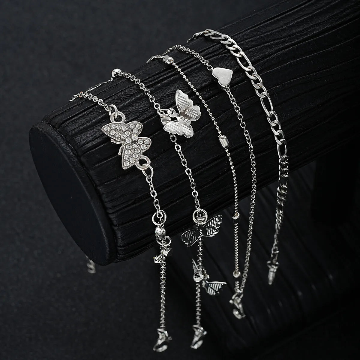 Wholesale Jewelry Elegant Tropical Classic Style Butterfly Alloy Anklet