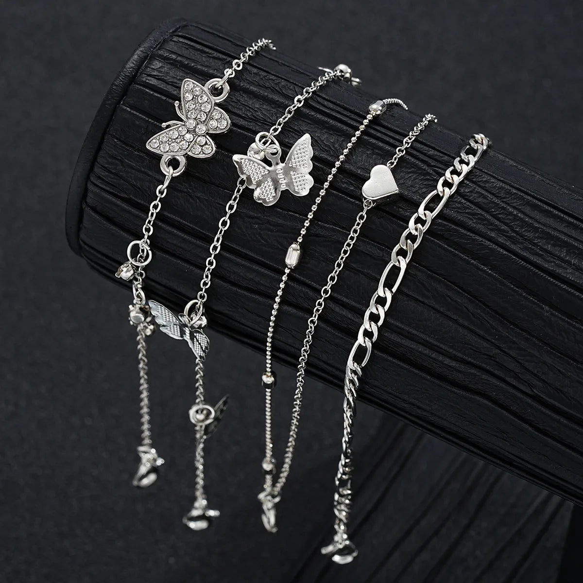 Wholesale Jewelry Elegant Tropical Classic Style Butterfly Alloy Anklet