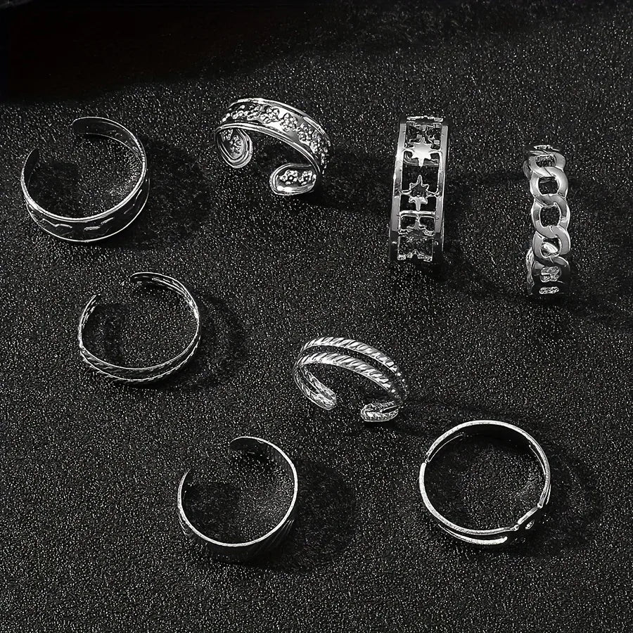 Wholesale Jewelry Elegant Vacation Geometric Iron Toe Rings