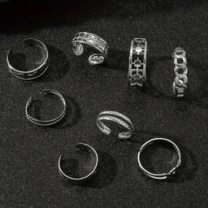 Wholesale Jewelry Elegant Vacation Geometric Iron Toe Rings