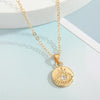 Wholesale Jewelry Fashion Eye Alloy Pendant Necklace