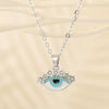 Wholesale Jewelry Fashion Eye Alloy Pendant Necklace