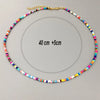 Wholesale Jewelry Ethnic Style Bohemian Geometric Glass Seed Bead Necklace