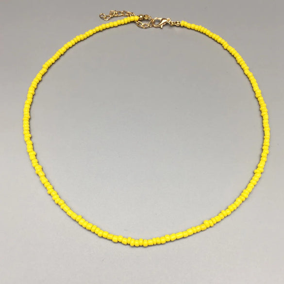 Wholesale Jewelry Ethnic Style Bohemian Geometric Glass Seed Bead Necklace