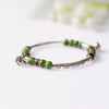 Wholesale Jewelry Ethnic Style Classic Style Geometric Alloy Ceramics Charm Bangle