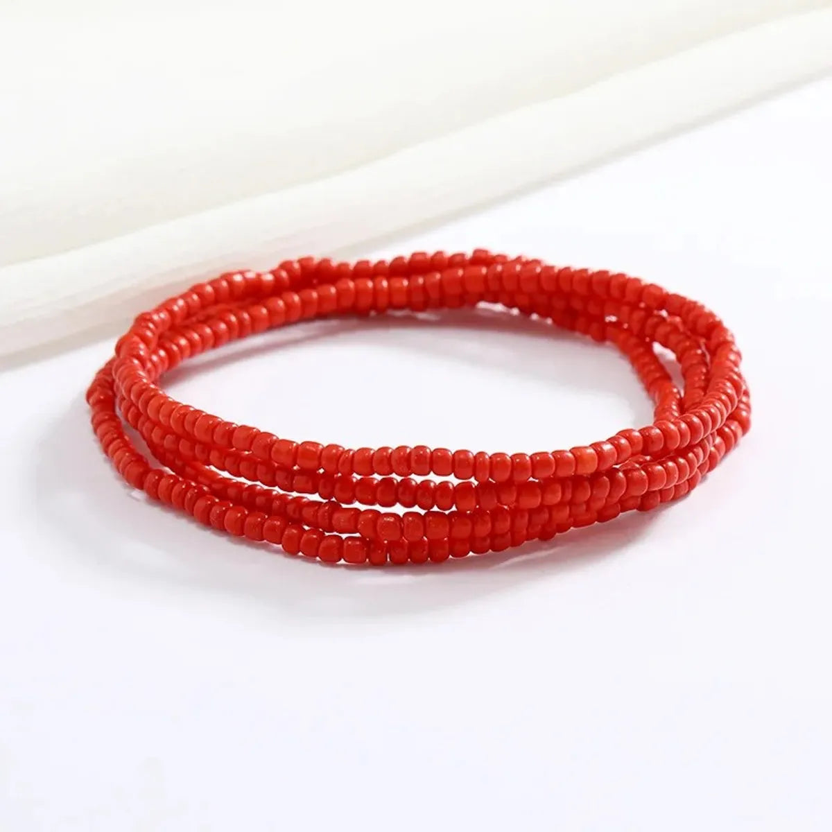 Wholesale Jewelry Ethnic Style Solid Color Seed Bead Handmade Waist Chain