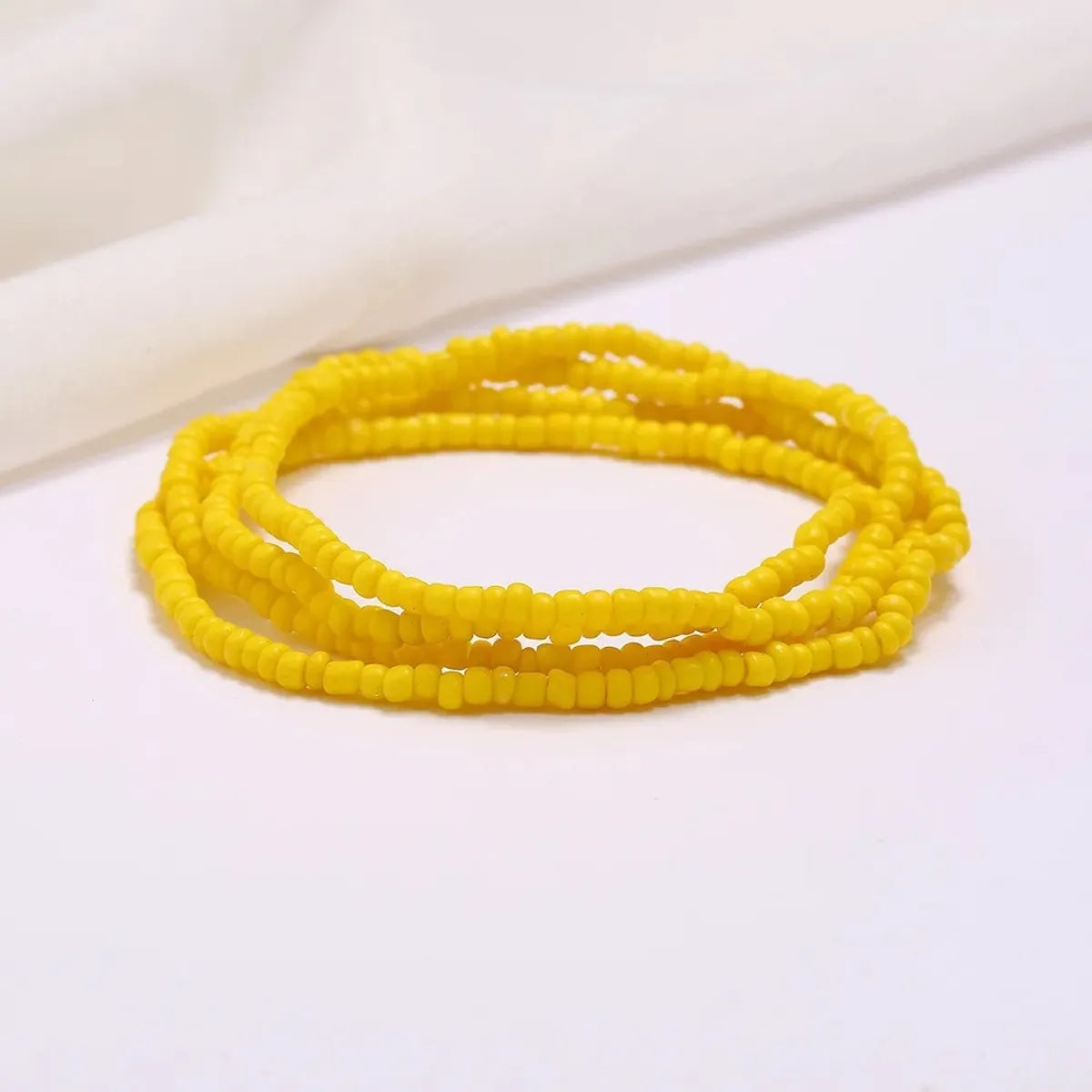 Wholesale Jewelry Ethnic Style Solid Color Seed Bead Handmade Waist Chain