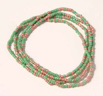 Wholesale Jewelry Ethnic Style Solid Color Seed Bead Handmade Waist Chain