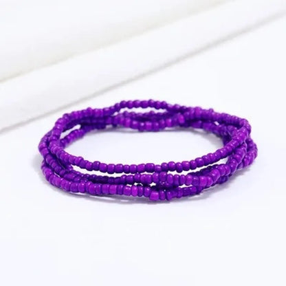 Wholesale Jewelry Ethnic Style Solid Color Seed Bead Handmade Waist Chain