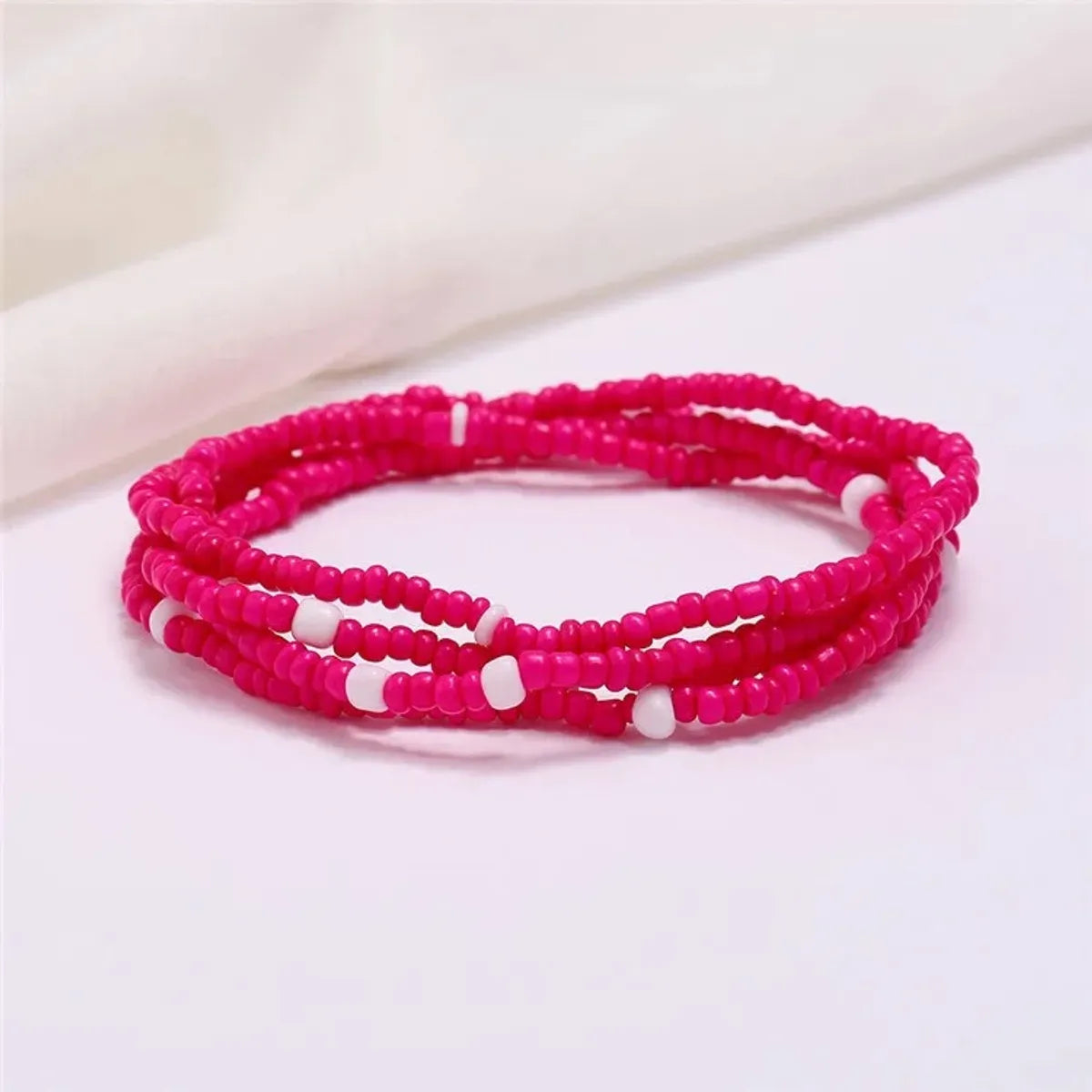 Wholesale Jewelry Ethnic Style Solid Color Seed Bead Handmade Waist Chain