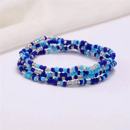 Wholesale Jewelry Ethnic Style Solid Color Seed Bead Handmade Waist Chain