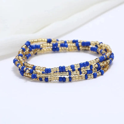 Wholesale Jewelry Ethnic Style Solid Color Seed Bead Handmade Waist Chain