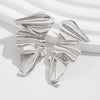 Wholesale Jewelry Exaggerated Geometric Alloy Electroplated Folding Earrings For Women