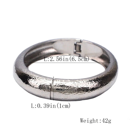 Wholesale Jewelry Exaggerated Geometric Alloy Plating Bangle