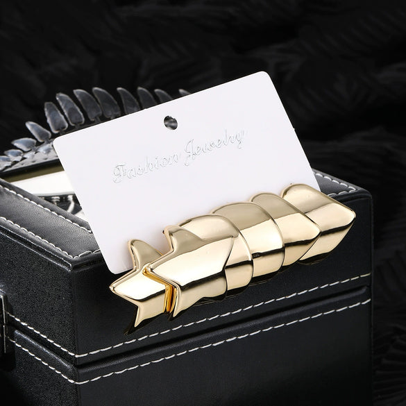 Wholesale Jewelry Exaggerated Geometric Plastic Resin Electroplated Earrings For Women