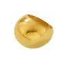 Wholesale Jewelry Exaggerated Geometric 316L Stainless Steel 18K Gold Plated Ring For Women