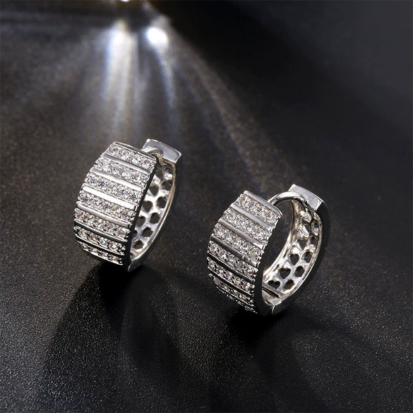 Wholesale Jewelry Exaggerated Metal Retro Creative Geometric Electroplated Women's Earrings Ear Clip