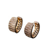 Wholesale Jewelry Exaggerated Metal Retro Creative Geometric Electroplated Women's Earrings Ear Clip