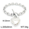 Wholesale Jewelry Exaggerated Personality Metal O Chain Titanium Steel Electroplated Unisex Jewelry Set