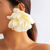 Wholesale Jewelry Fabric Handmade Flower Design Women's Earrings
