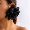 Wholesale Jewelry Fabric Handmade Flower Design Women's Earrings