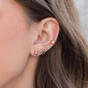 Wholesale Jewelry Fashion Cartoon Characters S925 Silver And Copper Earrings Set With Microinlaid Zircon For Women