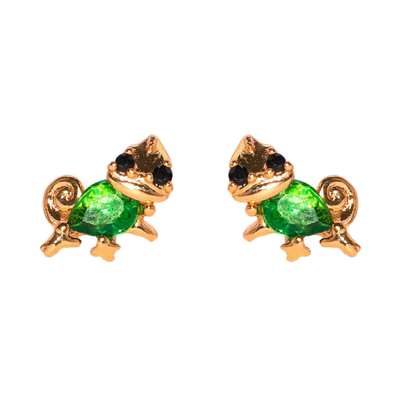 Wholesale Jewelry Fashion Cartoon Characters S925 Silver And Copper Earrings Set With Microinlaid Zircon For Women
