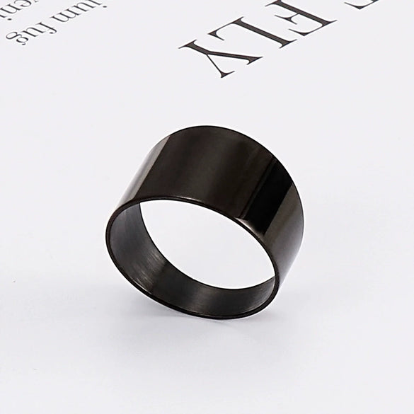 Wholesale Jewelry Fashion Casual Titanium Steel Ring Electroplated Unisex Accessories