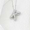 Wholesale Jewelry Fashion Copper Plated Alphabet Pendant Hip Hop Necklace