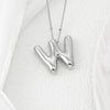 Wholesale Jewelry Fashion Copper Plated Alphabet Pendant Hip Hop Necklace