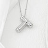 Wholesale Jewelry Fashion Copper Plated Alphabet Pendant Hip Hop Necklace