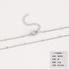 Wholesale Jewelry Fashion Copper Plated Alphabet Pendant Hip Hop Necklace