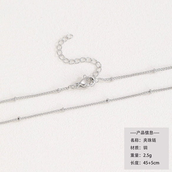 Wholesale Jewelry Fashion Copper Plated Alphabet Pendant Hip Hop Necklace